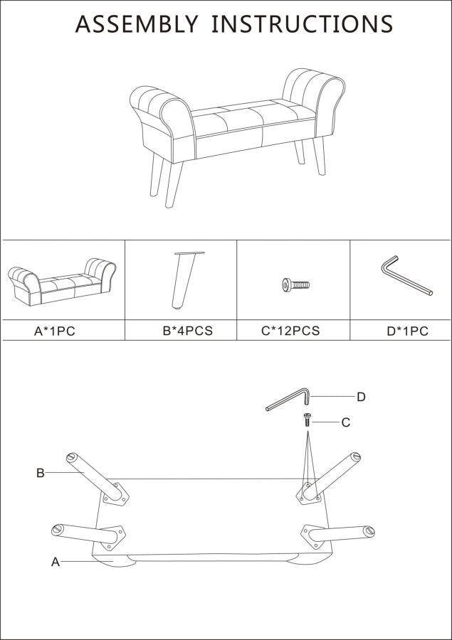 Banco tapizado patchwork – Asiento multicolor para recibidor
