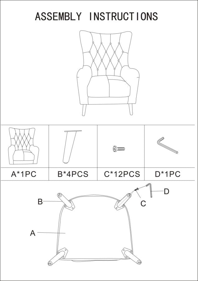 Sillón tapizado patchwork – Sillón de acento multicolor