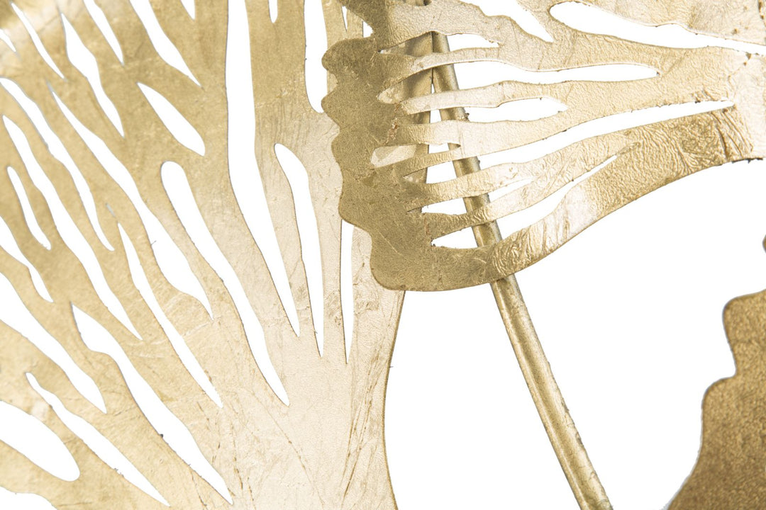 Decoración de Pared Flor de Oro (Escultura Moderna)