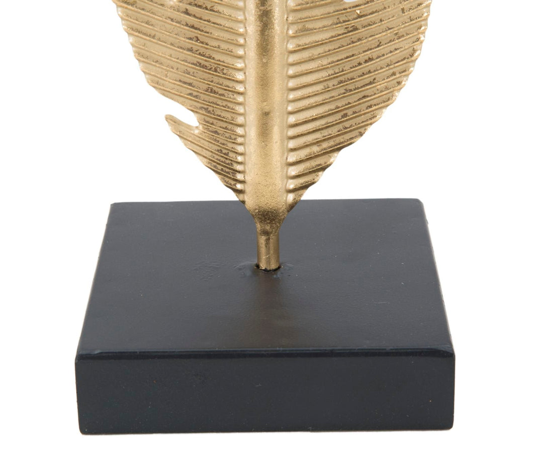 Decoración de Hoja Dorada (Escultura Moderna)