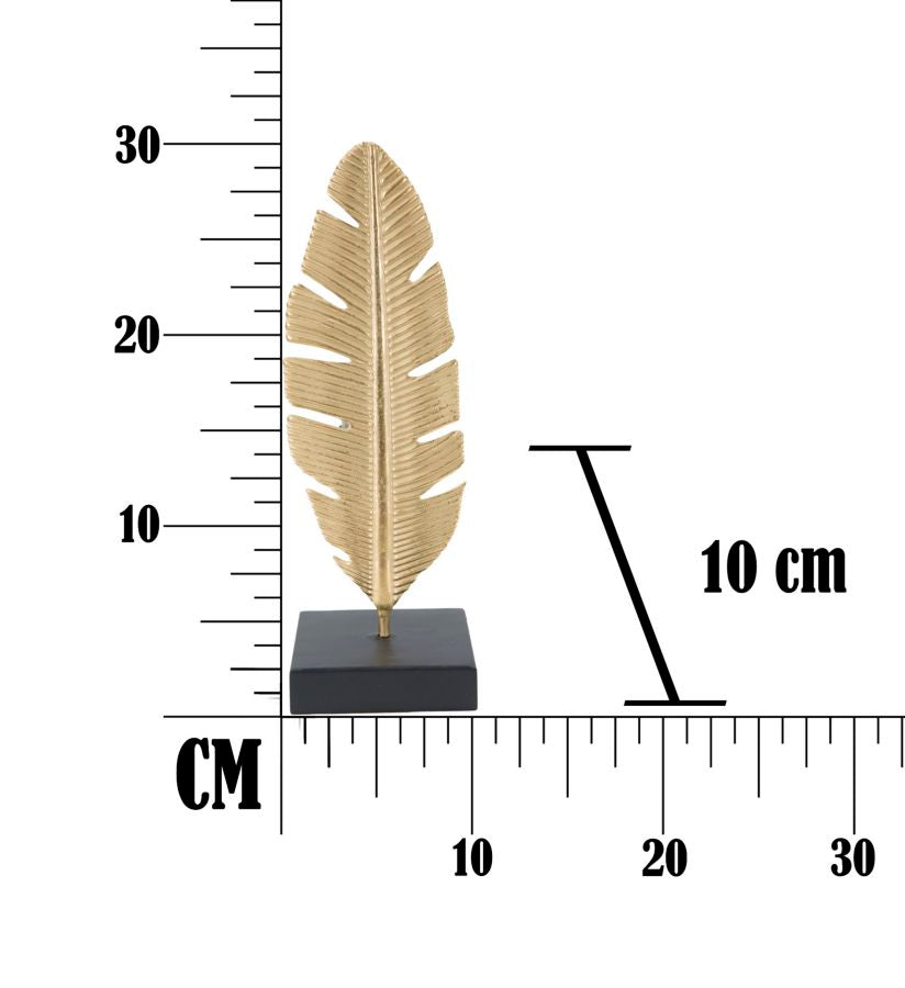 Decoración de Hoja Dorada (Escultura Moderna)