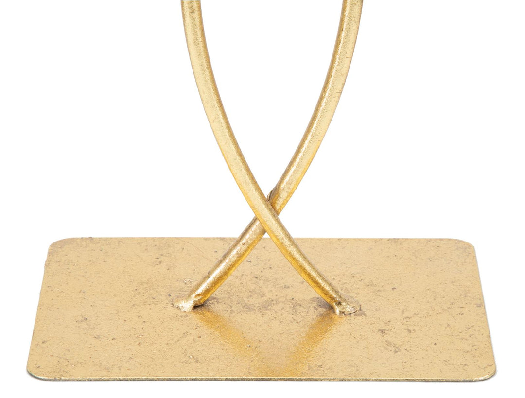 Decoración Flor Dorada (Escultura Moderna)