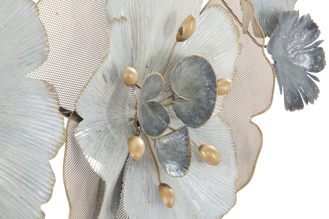 Decoración de Pared Flor de Metal