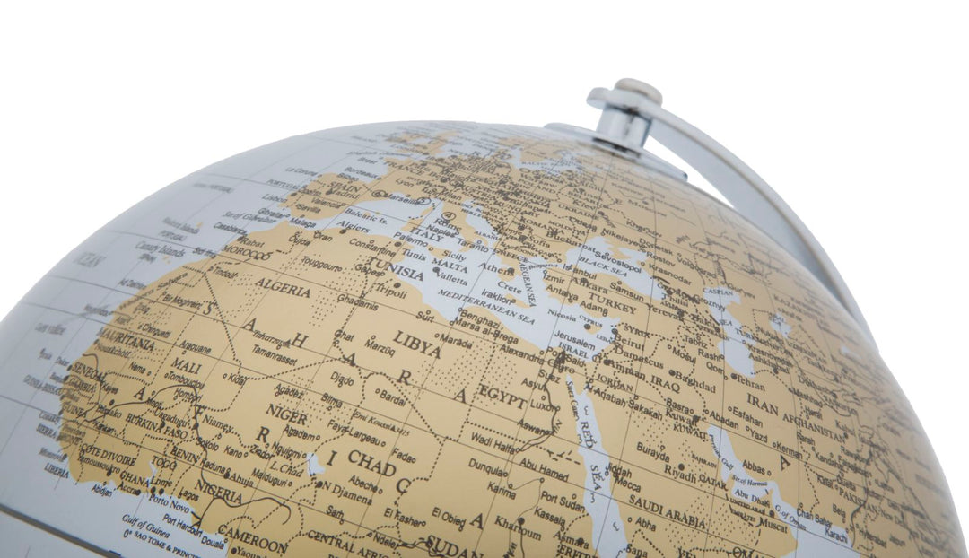 Globo de Oro y Plata (Decoración Moderna)