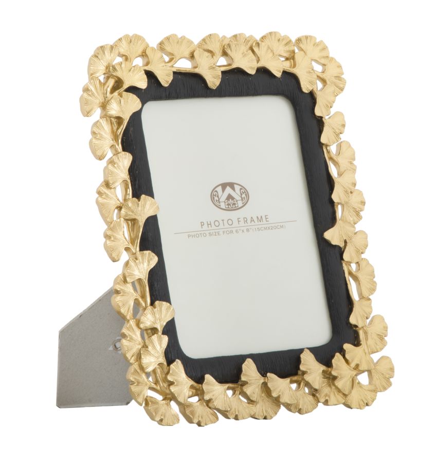 Portarretratos Flor de Oro (Decoración Moderna)