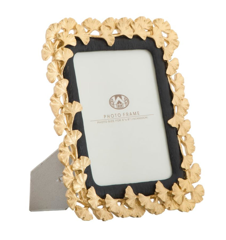 Portarretratos Flor de Oro (Decoración Moderna)