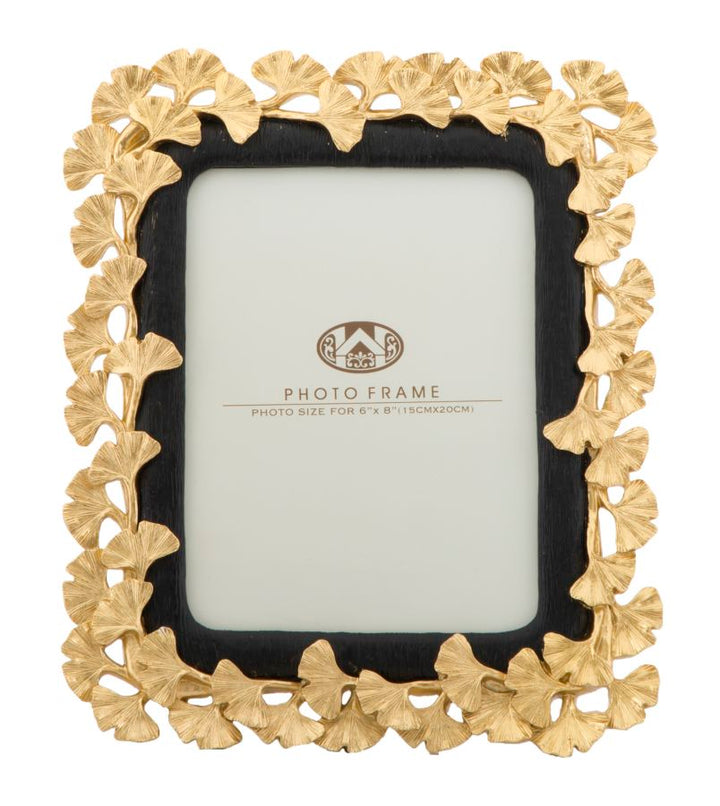 Portarretratos Flor de Oro (Decoración Moderna)