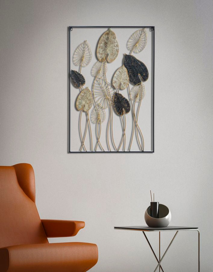 Hoja de Metal Moderna Decoración de Pared (Escultura Moderna)