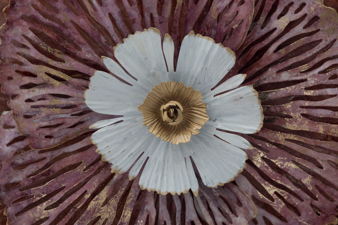 Decoración de pared Flor roja grande