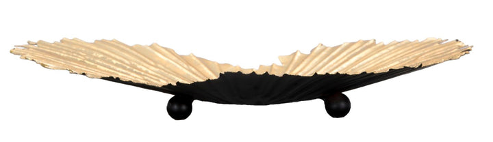 Bandeja de Metal Dorada en Forma de Corazón