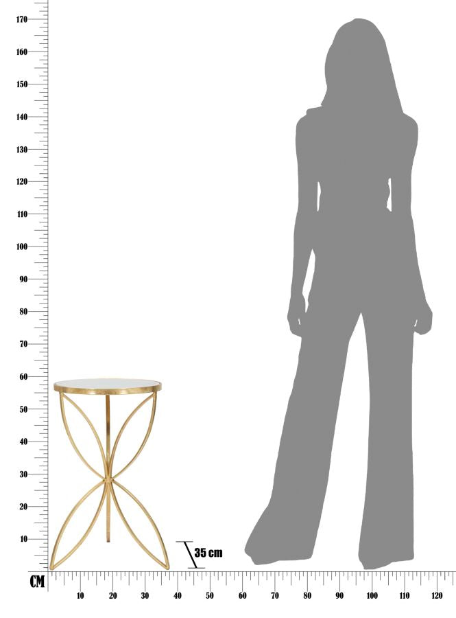 Soporte para plantas de metal dorado – Butterfly portamacetas decorativo