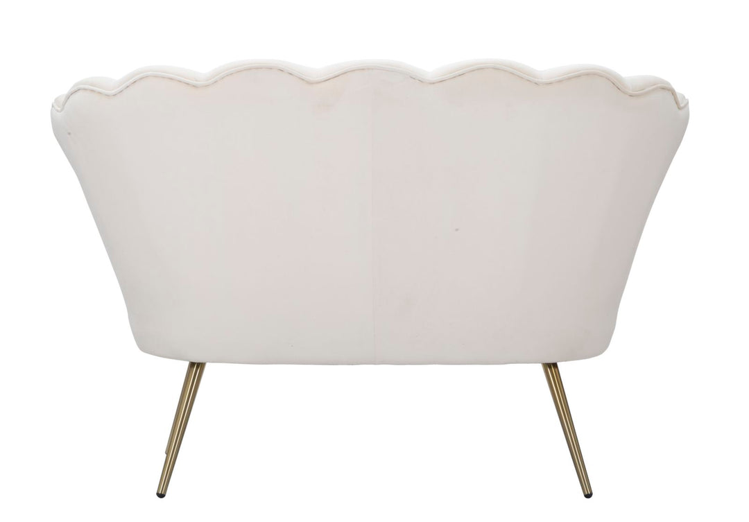 Sofá de terciopelo crema – Vienna Crema tapizado