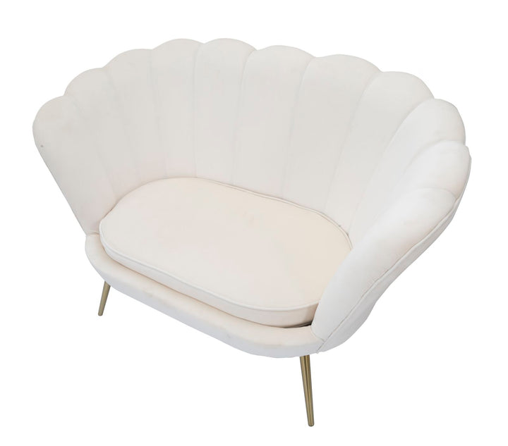 Sofá de terciopelo crema – Vienna Crema tapizado