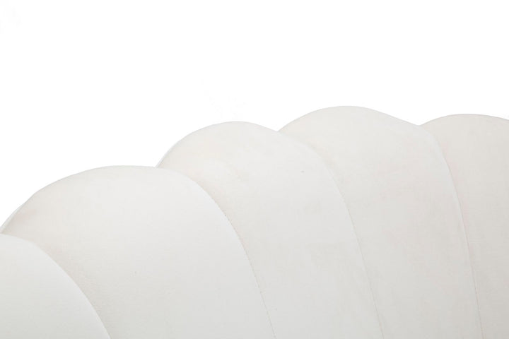 Sofá de terciopelo crema – Vienna Crema tapizado