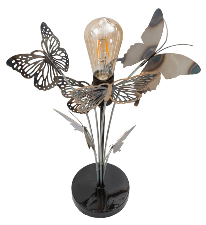 Lámpara de Mesa Mariposa Metal