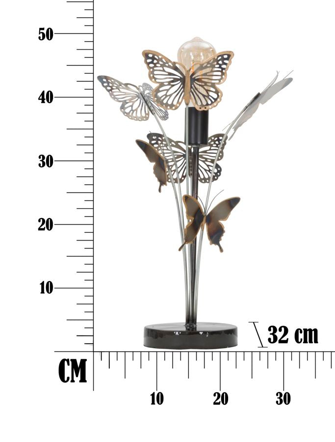 Lámpara de Mesa Mariposa Metal