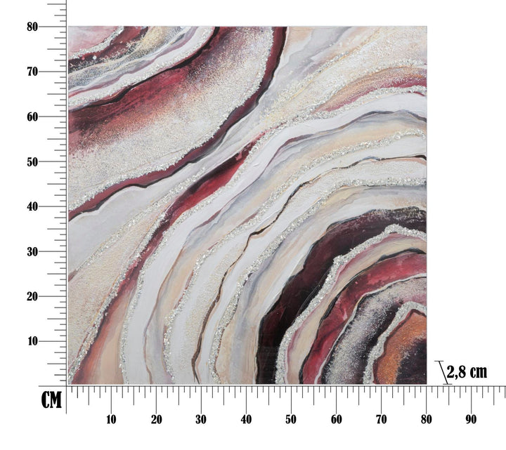 Mural Mármol Rojizo Brillante