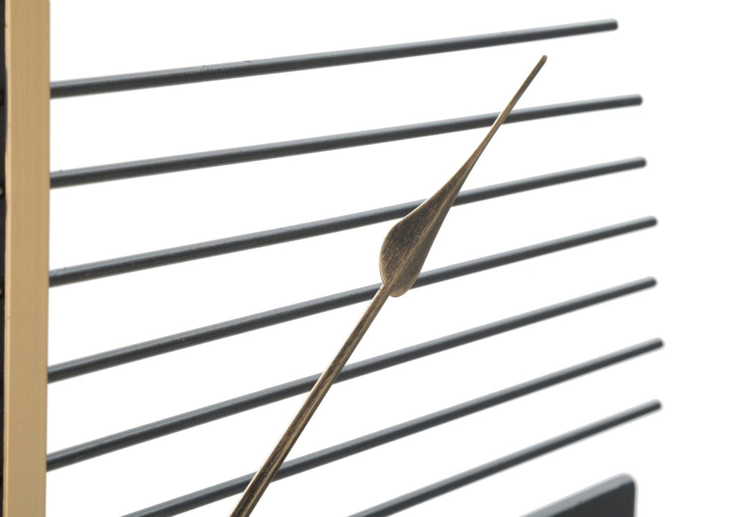 Reloj de Pared Moderno Geométrico Blanco y Negro