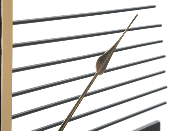 Reloj de Pared Moderno Geométrico Blanco y Negro