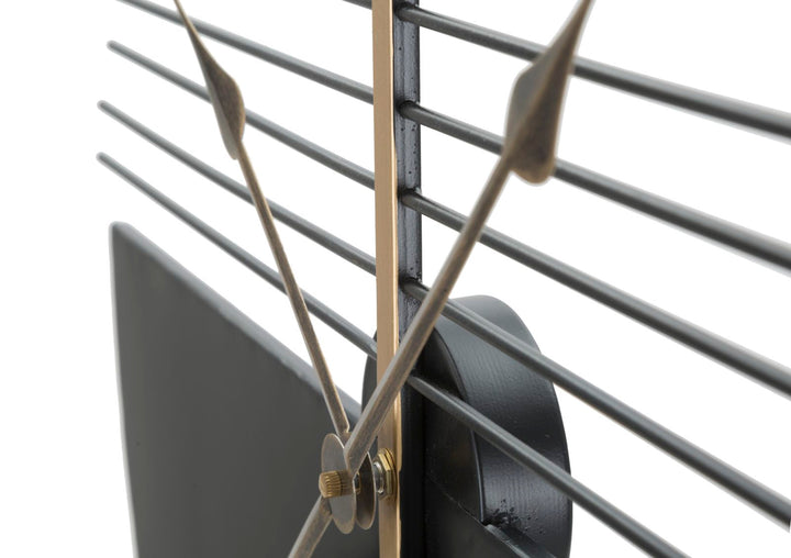 Reloj de Pared Moderno Geométrico Blanco y Negro