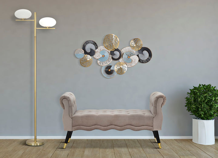 Banco de Terciopelo Gris