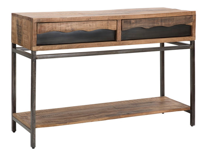 Mesa consola de madera con cajones – Yellowstone mueble de recibidor