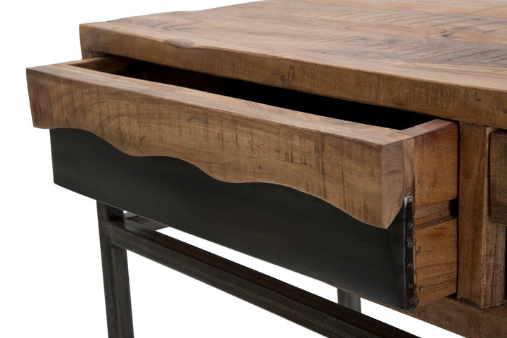 Mesa consola de madera con cajones – Yellowstone mueble de recibidor