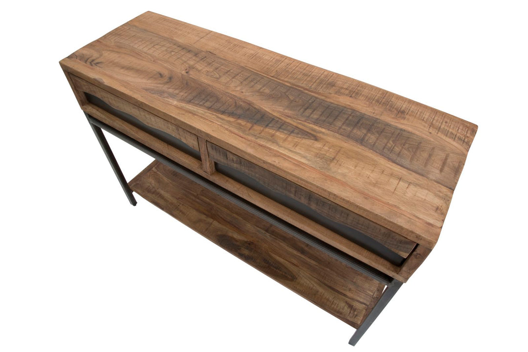 Mesa consola de madera con cajones – Yellowstone mueble de recibidor