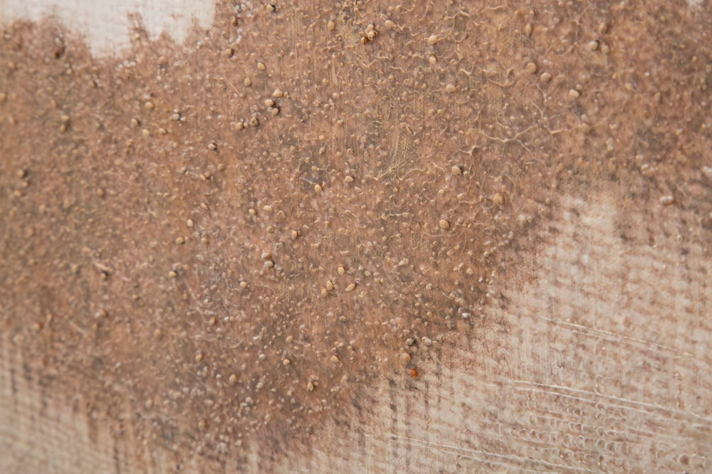 Pintura Bohemia Abstracta Moderna Marrón Montañas