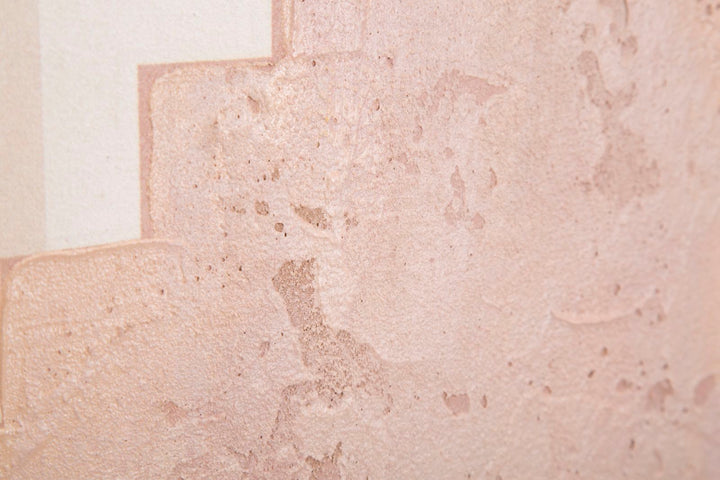 Pintura Abstracta Bohemia Moderna Marrón Mujeres en Escalera