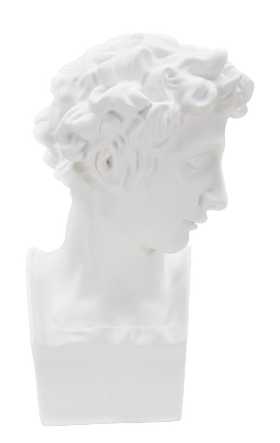 Busto Giuliano de Medici por Miguel Ángel (Escultura Resina Blanca)