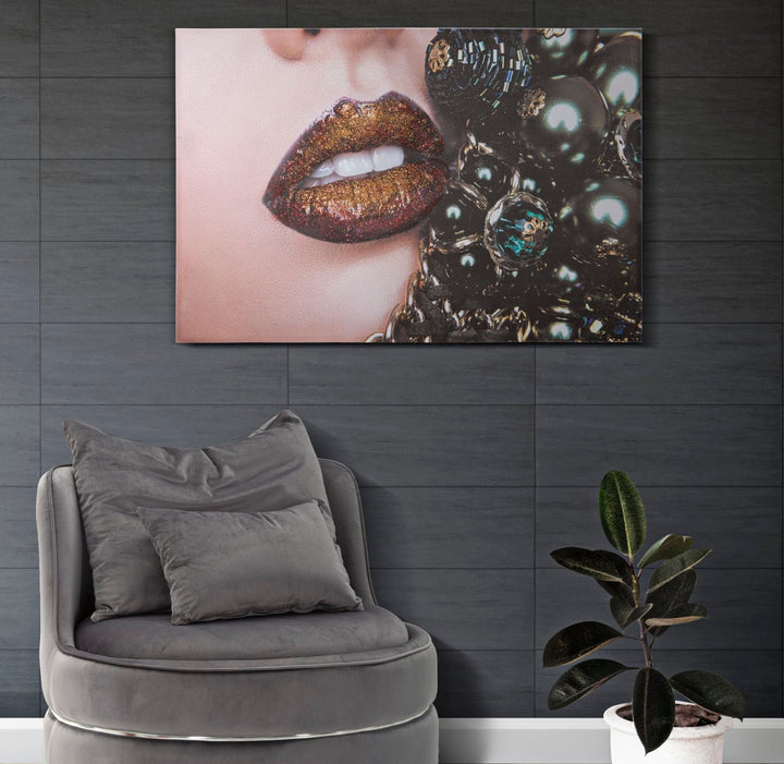 Pintura Moderna Mujeres Labios