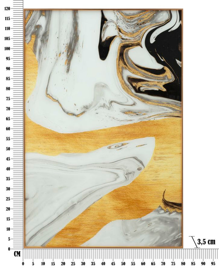 Mármol Moderno Patrón de vidrio Panel de Pared