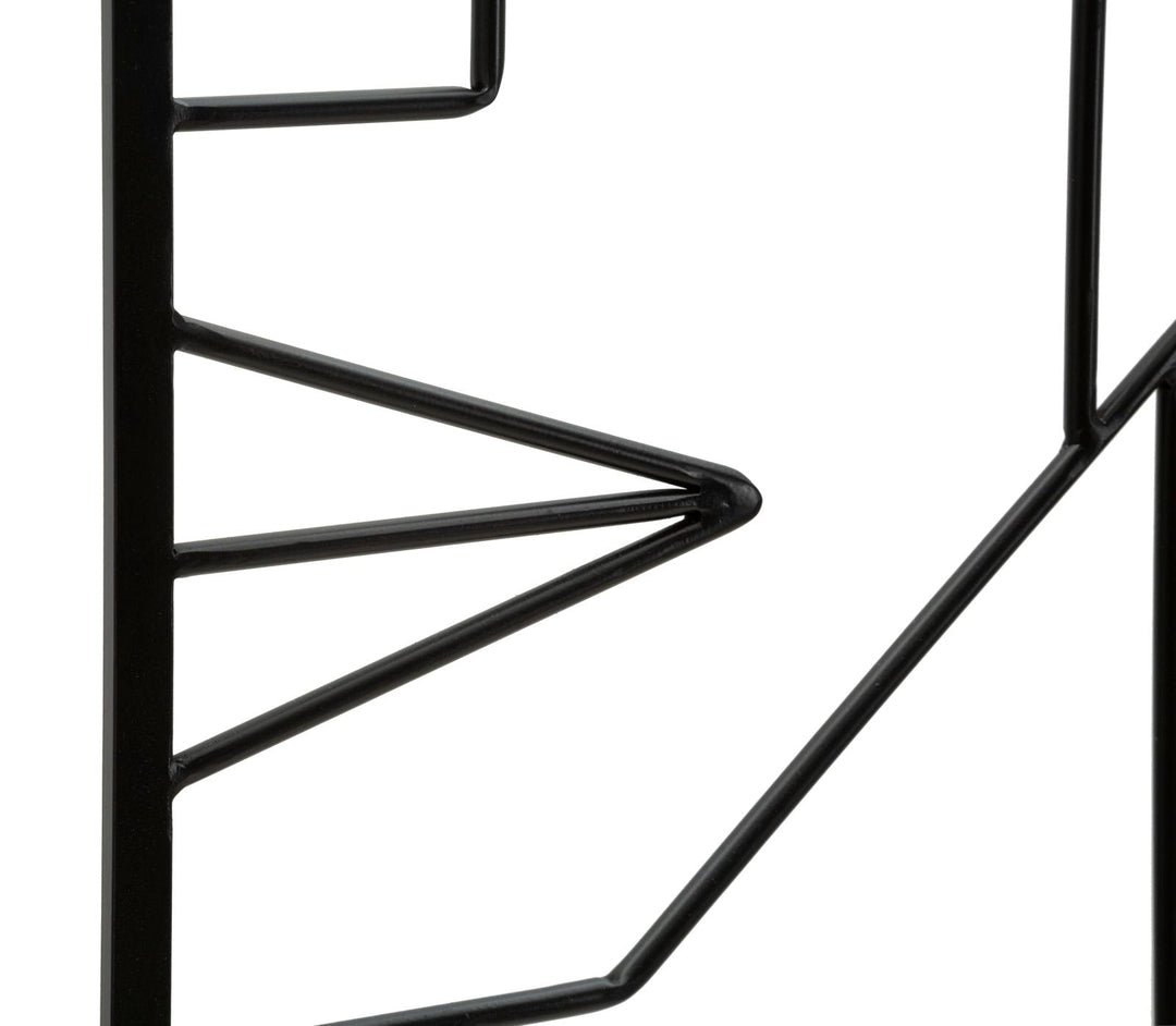 Decoración de Pared de 2 Piezas de Caras Abstractas de Metal