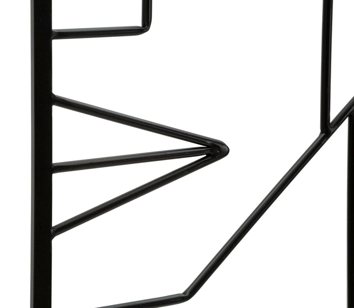 Decoración de Pared de 2 Piezas de Caras Abstractas de Metal