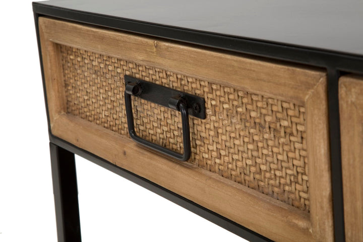 Mueble de TV de madera con cajones – Hanoi mueble multimedia