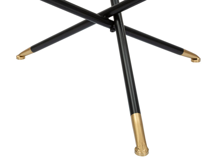 Mesa de centro redonda con base de ratán – Saint Barth Rotondo