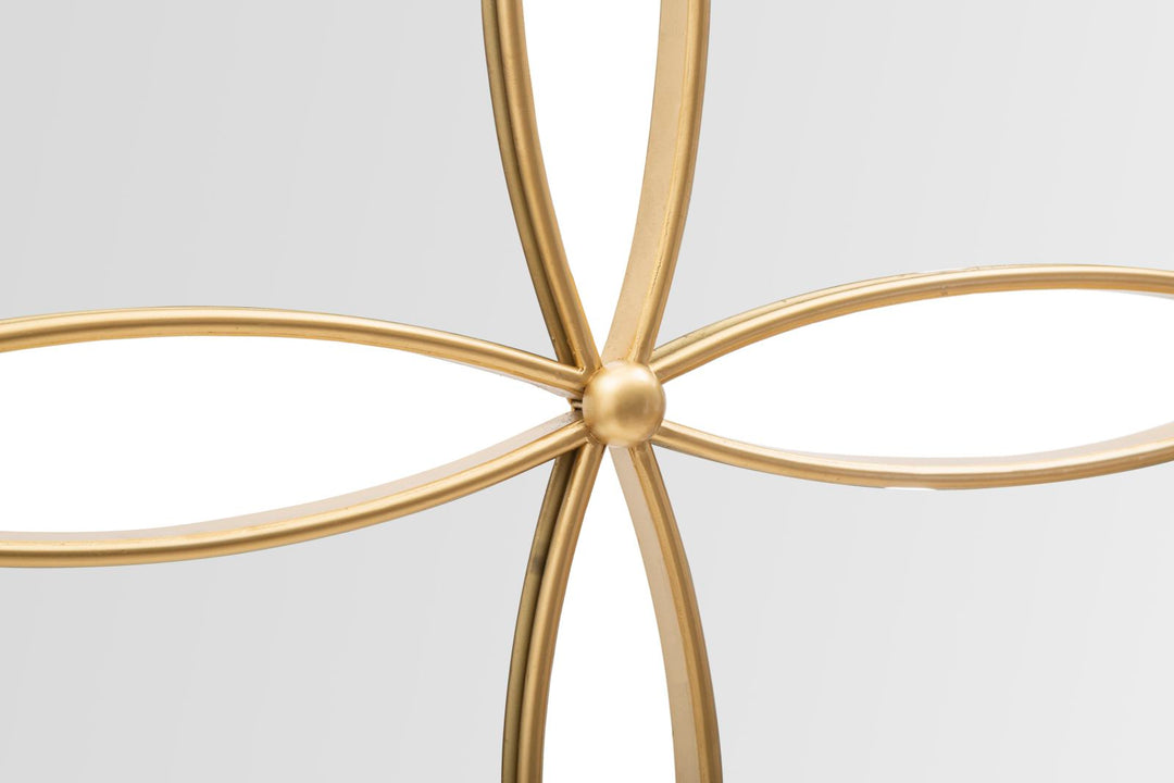 Espejo de pared cuadrado pequeño de metal 4