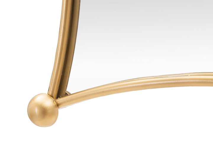 Espejo de pared cuadrado pequeño de metal 4