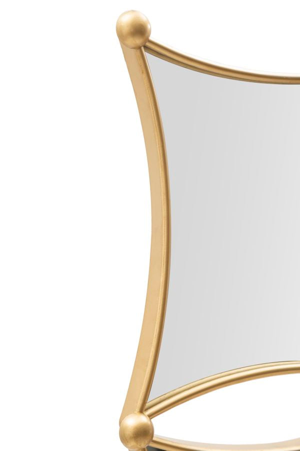 Espejo de pared cuadrado pequeño de metal 4