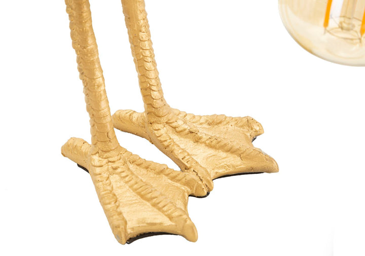 Lámpara de Sobremesa Flamenco Dorado