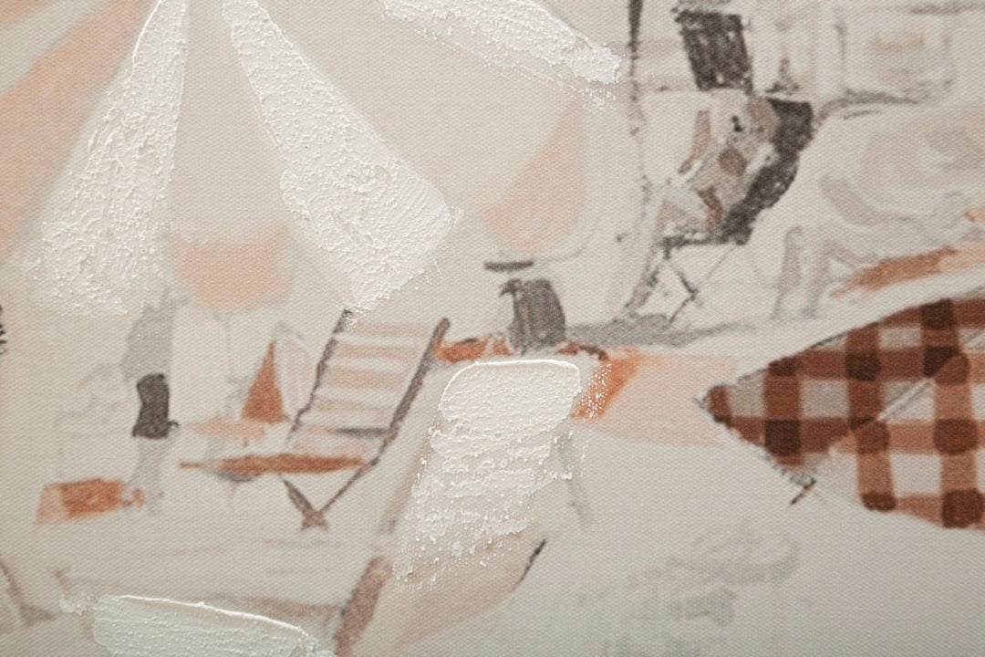 Pintura Abstracta Moderna Playa