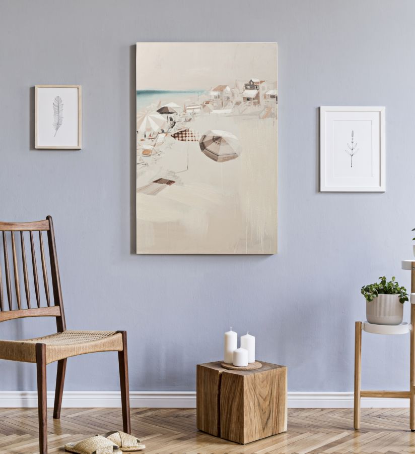 Pintura Abstracta Moderna Playa