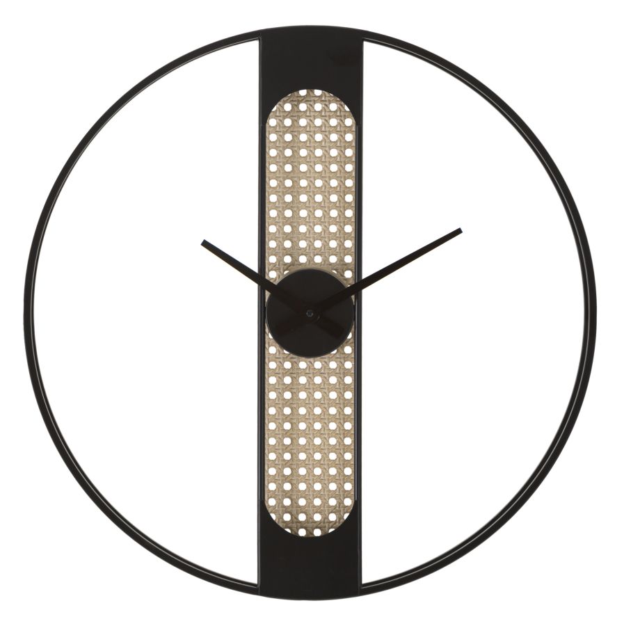 Reloj de Pared de Madera y Metal