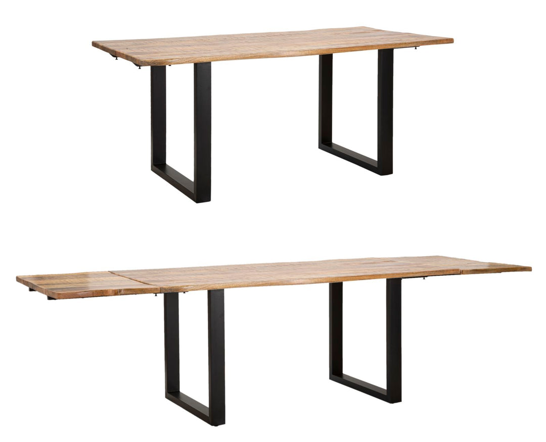Mesa de comedor de madera extensible – Edge diseño moderno