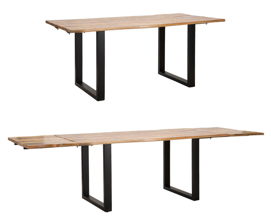 Mesa de comedor de madera extensible – Edge diseño moderno