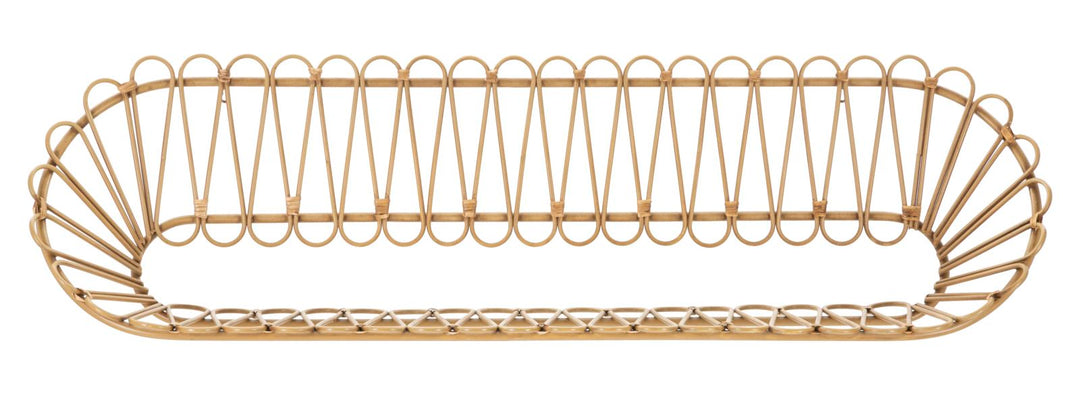 Estante de pared de 2 niveles – Panama almacenaje de ratán