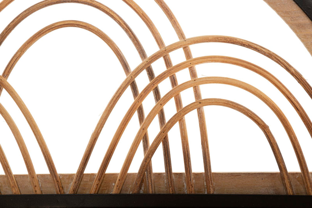 Estante de pared con perchas – Oporto almacenaje decorativo de madera