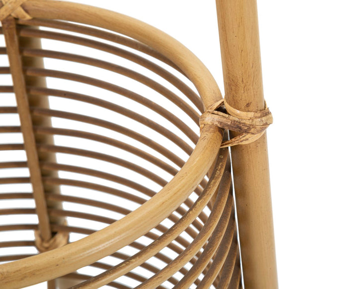 Paraguero alto de ratán con soporte – Panama diseño