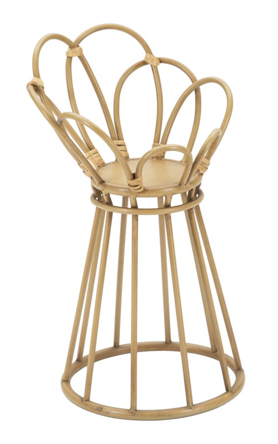 Portajarrón alto de ratán – Panama estilo torre